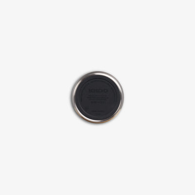 Bottom View | 16 Oz Flip ‘n’ Sip Tumbler::Gloss Spruce::Built-in coaster