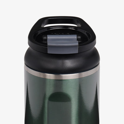 Close Up Lid View | 16 Oz Flip ‘n’ Sip Tumbler::Gloss Spruce::Retention: Up to 24hrs cold / 4hrs hot*