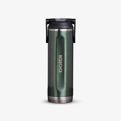 Front View | 20 Oz Sport Sipper Bottle::Gloss Spruce::Fits in standard cup holders