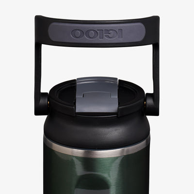 Lid View | 20 Oz Sport Sipper Bottle::Gloss Spruce::Retention: Up to 24hrs cold / 6hrs hot*