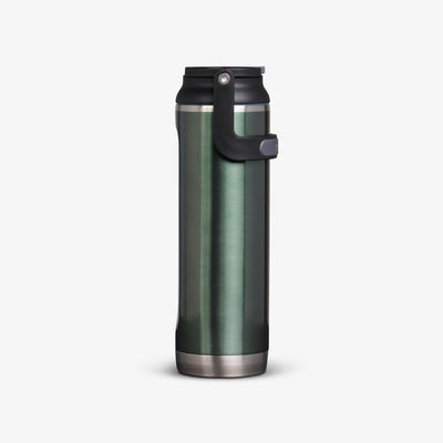 Profile View | 20 Oz Sport Sipper Bottle::Gloss Spruce::Tuck Tight handle