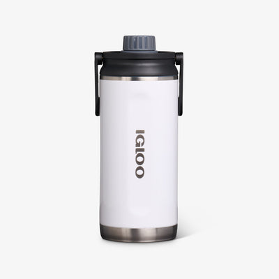 Front View | 36 Oz Twist ‘n’ Chug Bottle::White::Retention: Up to 48hrs cold / 6hrs hot* 