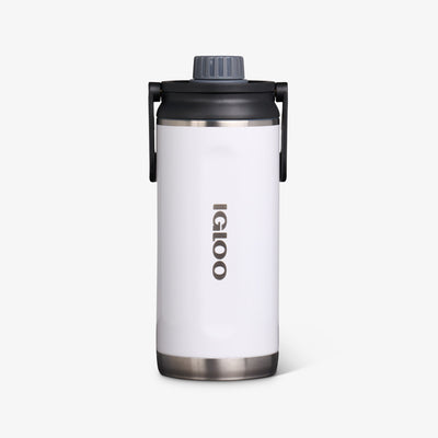 Front View | 36 Oz Twist ‘n’ Chug Bottle::Gloss White::Retention: Up to 48hrs cold / 6hrs hot* 