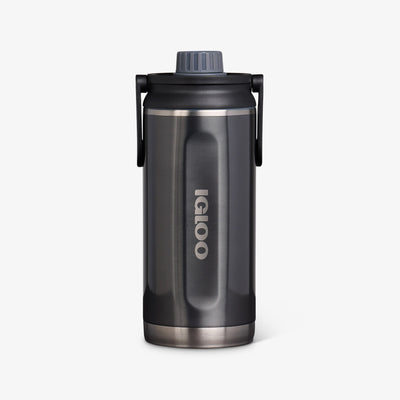 Front View | 36 Oz Twist ‘n’ Chug Bottle::Gloss Carbonite::Retention: Up to 48hrs cold / 6hrs hot*