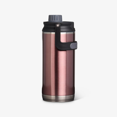 Profile View | 36 Oz Twist ‘n’ Chug Bottle::Flamingo::Tuck Tight handle