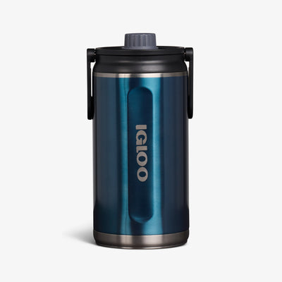 Front View | 64 Oz Twist ‘n’ Chug Bottle::Modern Blue::Retention: Up to 72hrs cold / 10hrs hot*