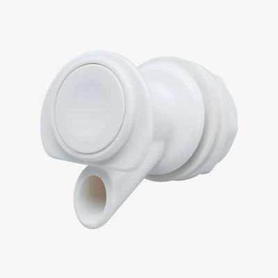 Large View | Standard Push Button Spigot For 2-10 Gallon Water Jugs in White at Igloo Accessories