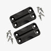 Large View | Extended Life Plastic Universal Hinges in Black with Screws at Igloo Accessories