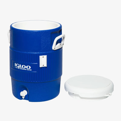 Front View | Igloo 5 Gallon Seat Top Water Jug With Cup Dispenser