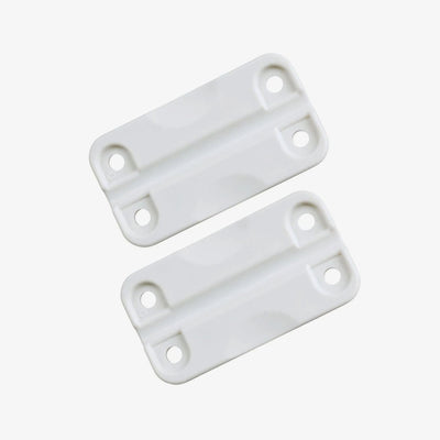 Large View | Extended Life Plastic Universal Hinges in White at Igloo Replacement Parts